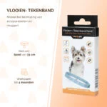 Collier anti tiques et anti puces pour chien, 33 cm, allemand et anglais – Knock Pest – Image 2