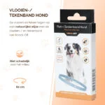 Collier anti tiques et anti puces pour chien, 59 cm, allemand et anglais – Knock Pest – Image 2
