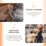 Collier anti tiques et anti puces pour chien, 59 cm, allemand et anglais – Knock Pest – Image 4