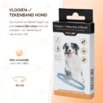 Collier anti tiques et anti puces pour chien, 59 cm, néerlandais et français – Knock Pest – Image 2