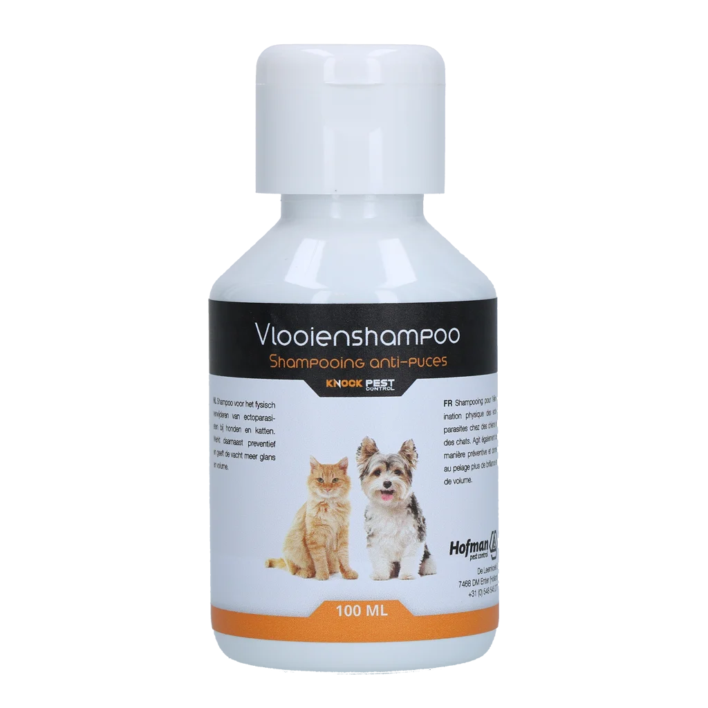 Shampooing antipuces pour chiens et chats, 100 ml – Knock Pest – Image 1