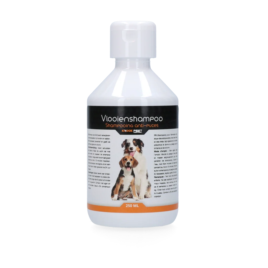 KNOC00116X6.png Shampooing antipuces pour chiens et chats, 250 ml – Knock Pest – Image 1