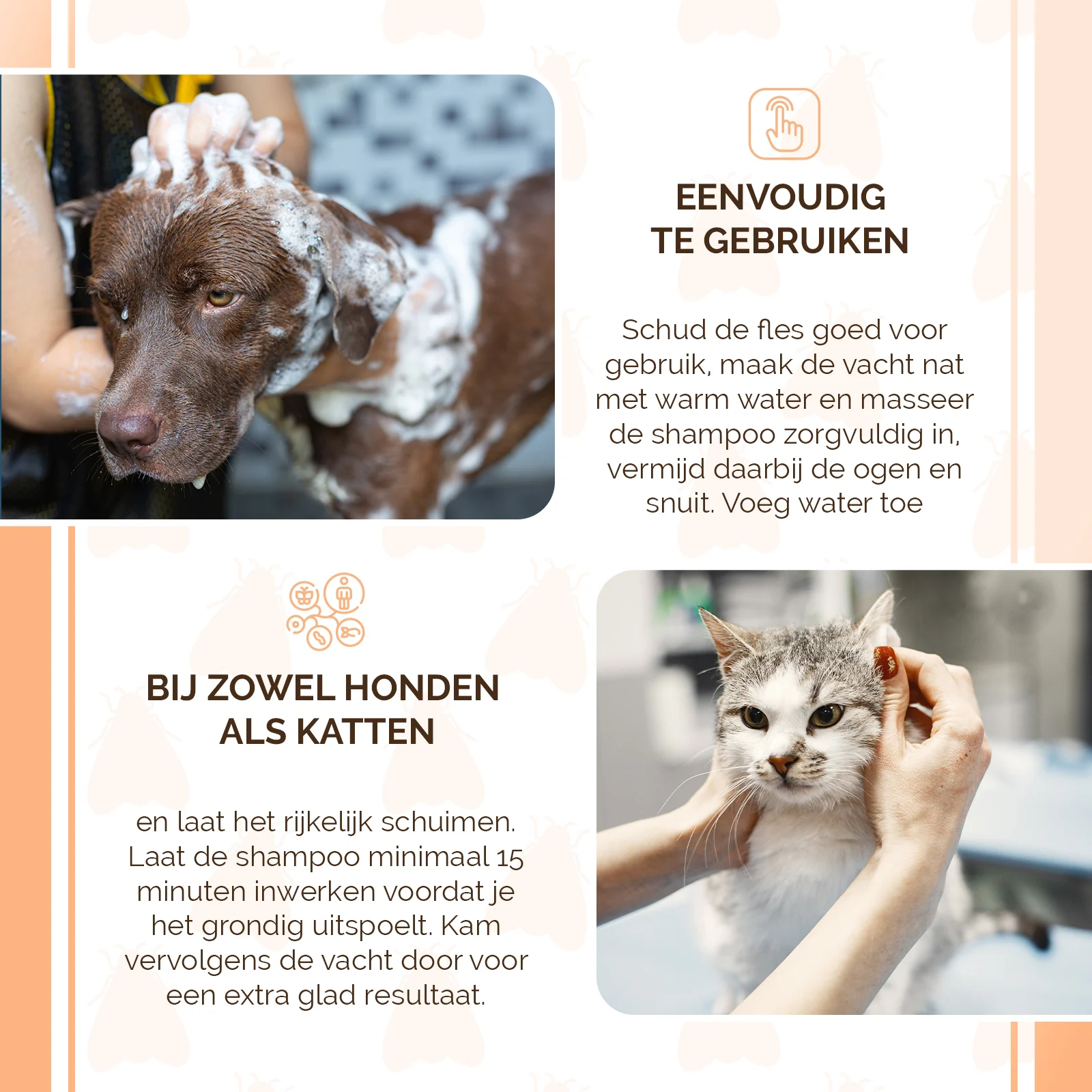 Shampooing antipuces pour chiens et chats, 250 ml – Knock Pest – Image 4