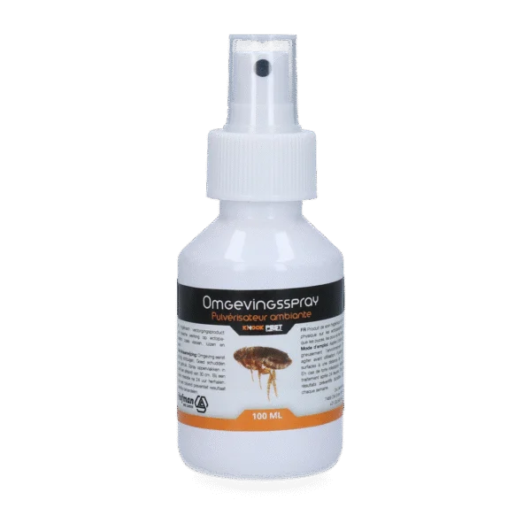 Spray d’ambiance contre les puces, les poux et les tiques, 100 ml – Spray d’ambiance Knock Pest