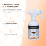 Spray d’ambiance contre les puces, poux et tiques, 250 ml – Spray d’ambiance Knock Pest – Image 2