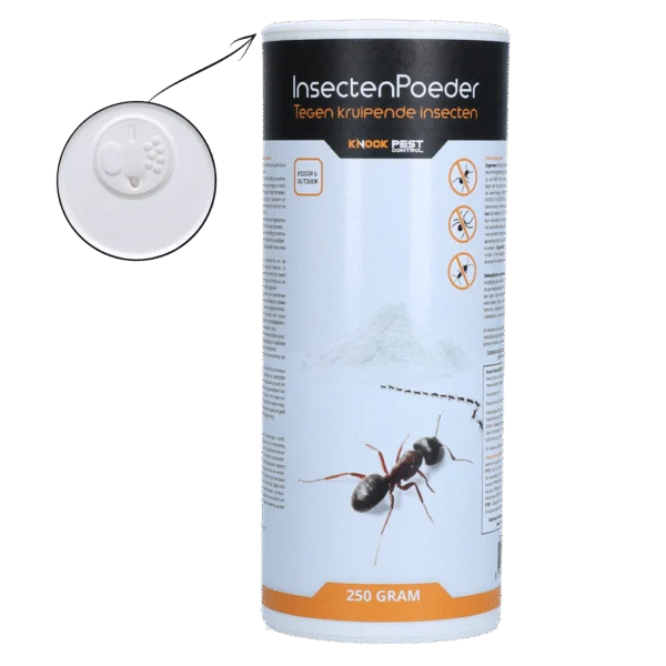 Poudre contre les fourmis à l’extérieur et les insectes rampants à l’intérieur, 250 g – Knock Pest