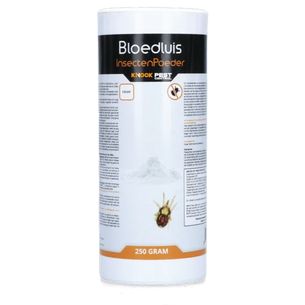 Poudre insecticide contre les poux rouges dans les poulaillers, 250 g – Knock Pest