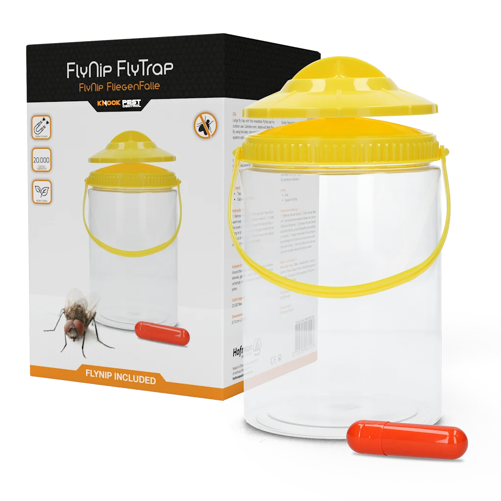 KNOC00118K.png Piège à mouches avec appât pour l’extérieur, 2 l – Knock Pest FlyNip – Image 1