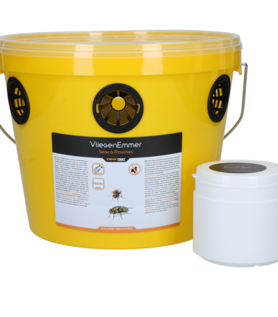 Seau pour attraper les mouches avec 240 g d’appât, Knock Pest FlyNip VliegenEmmer