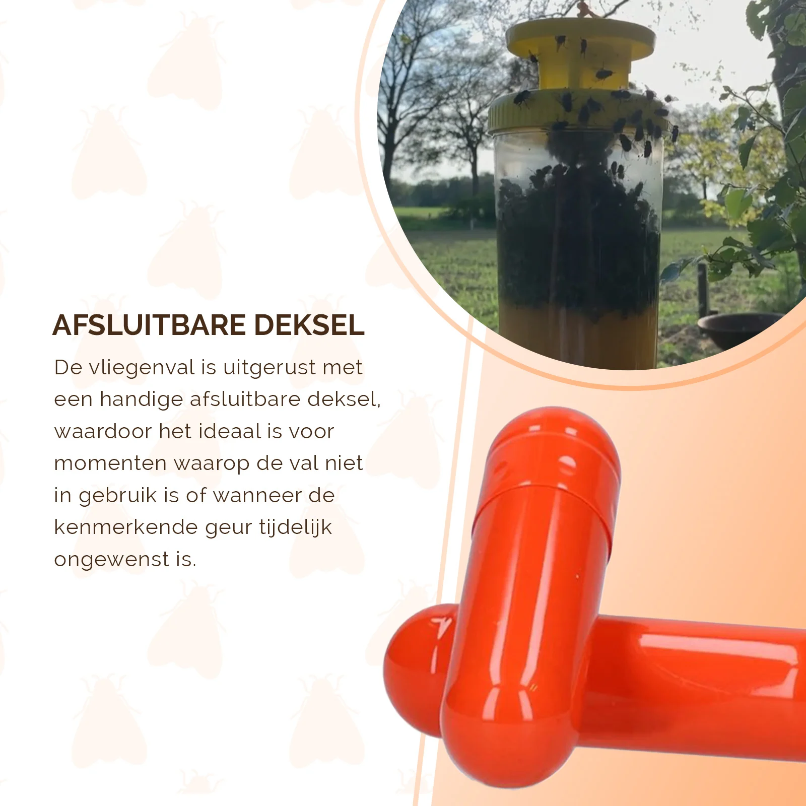 Piège à mouches avec appât pour l’extérieur, 2 l – Knock Pest FlyNip – Image 5