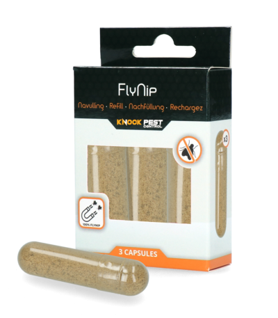 Appât pour mouches en 3 capsules – Knock Pest FlyNip Refill
