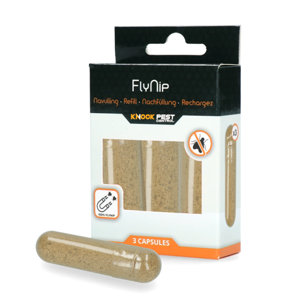 Appât pour mouches en 3 capsules – Knock Pest FlyNip Refill