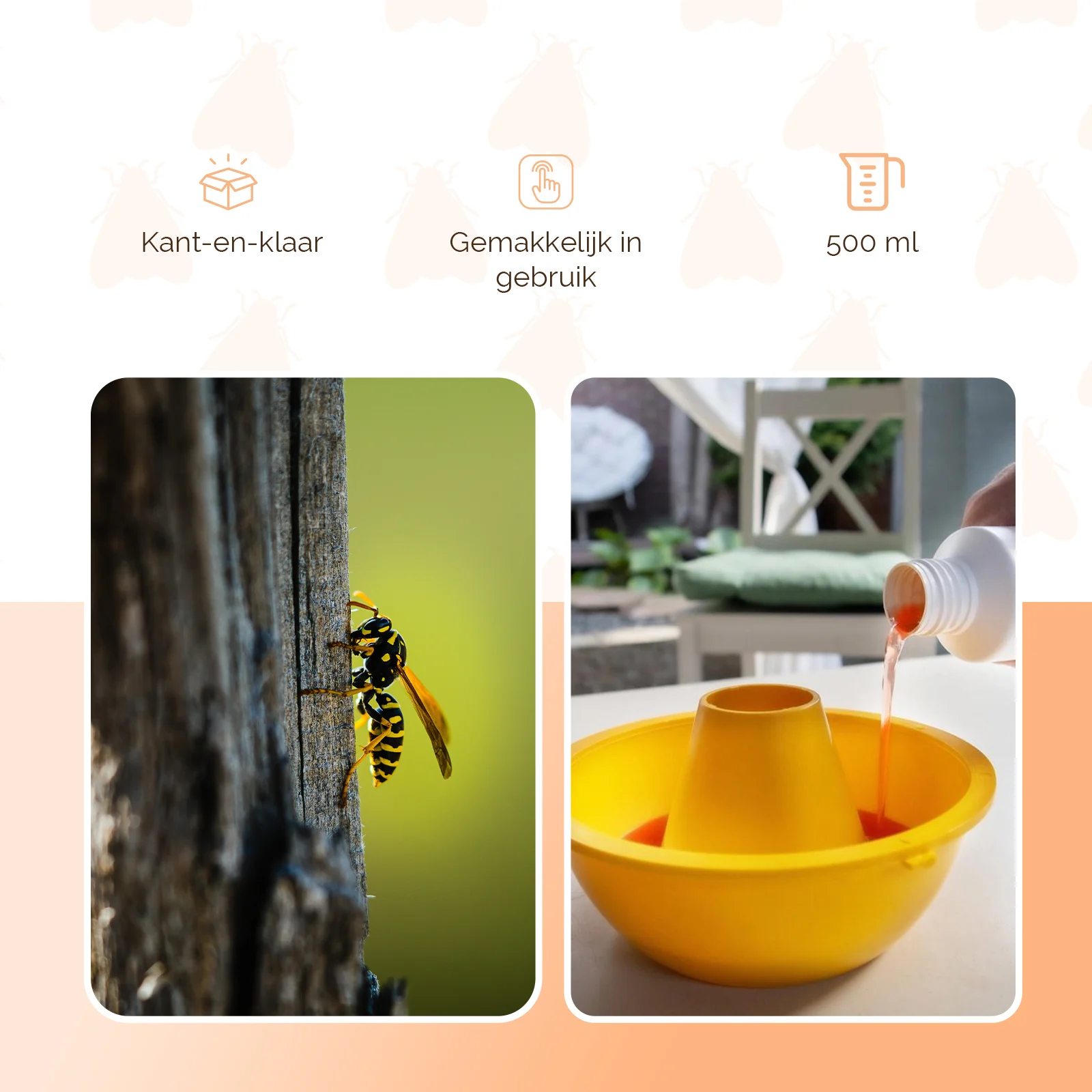 Attractif pour pièges à guêpes, 500 ml – Knock Pest Wasp Bait (appât pour guêpes) – Image 3