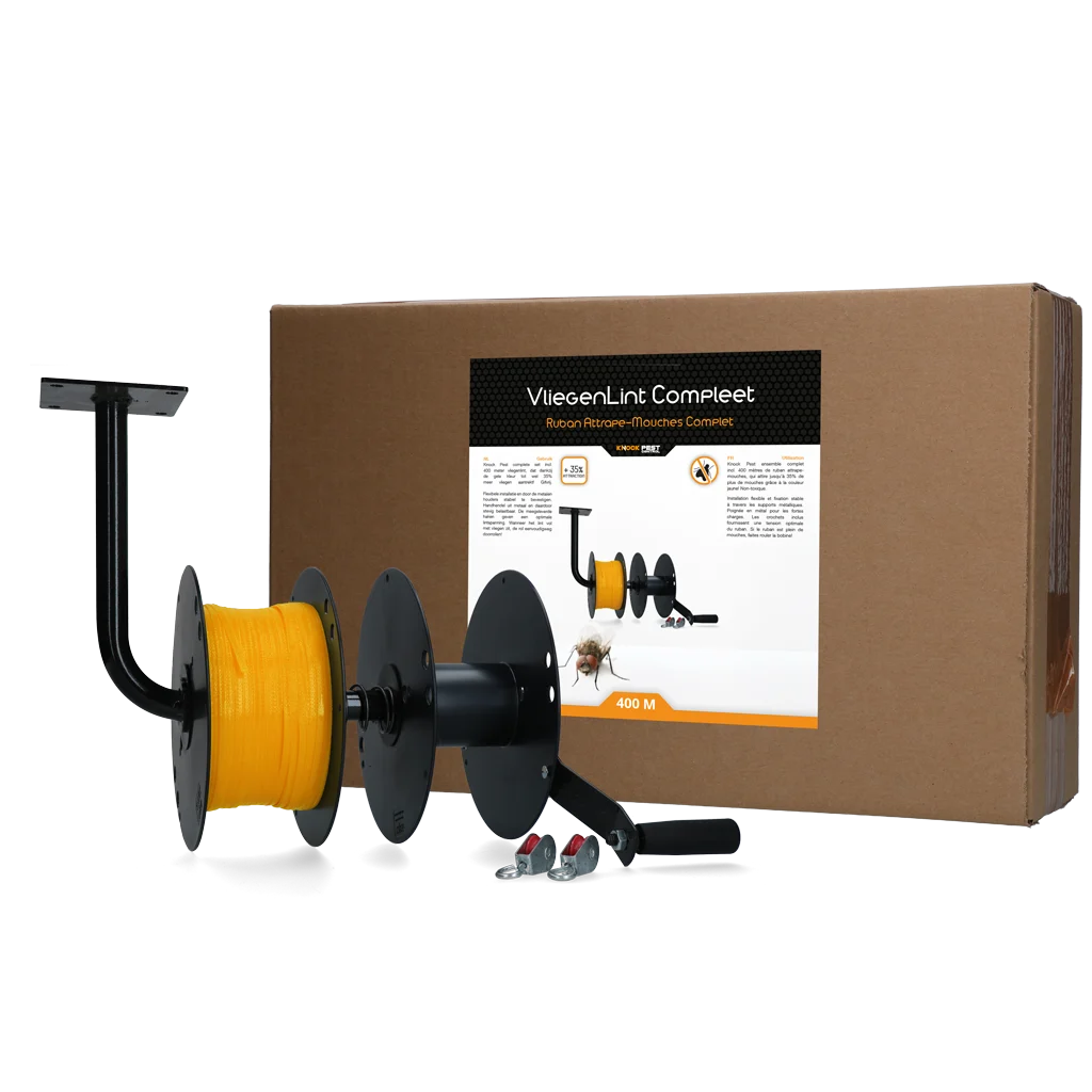 KNOC00121.png Kit de ruban anti mouches jaune 400 m – Knock Pest – Image 1