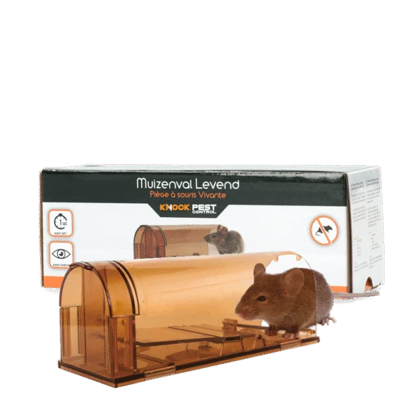 Piège à souris vivant en polycarbonate avec porte appât – Knock Pest