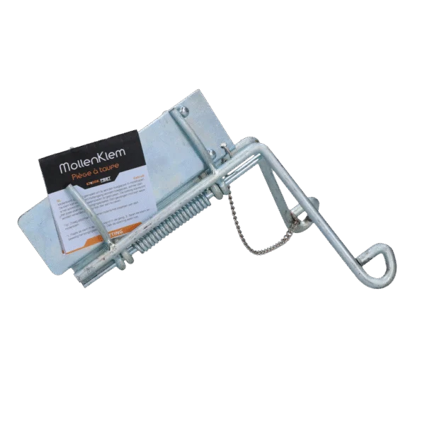 Piège à taupes avec chaîne, galvanisé, 15,5 x 16 cm – Knock Pest