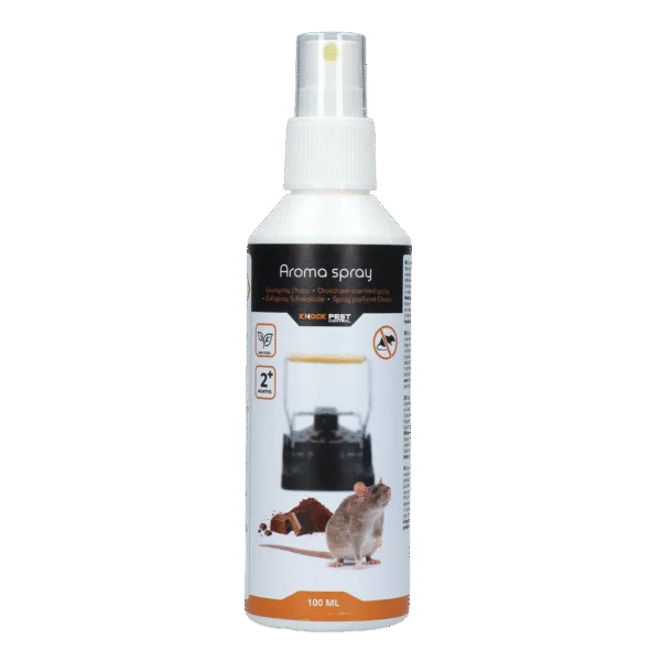 Spray parfumé à l’odeur de chocolat pour pièges, 100 ml – Knock Pest Geurspray