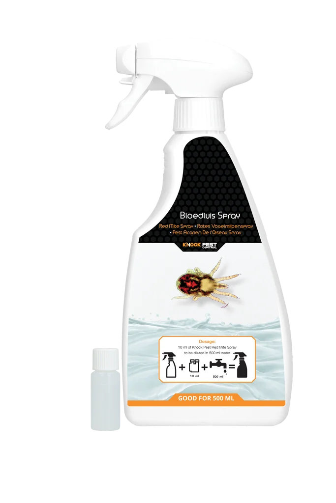 Concentré en spray contre les poux rouges 10 ml avec pulvérisateur – Knock Pest – Image 1