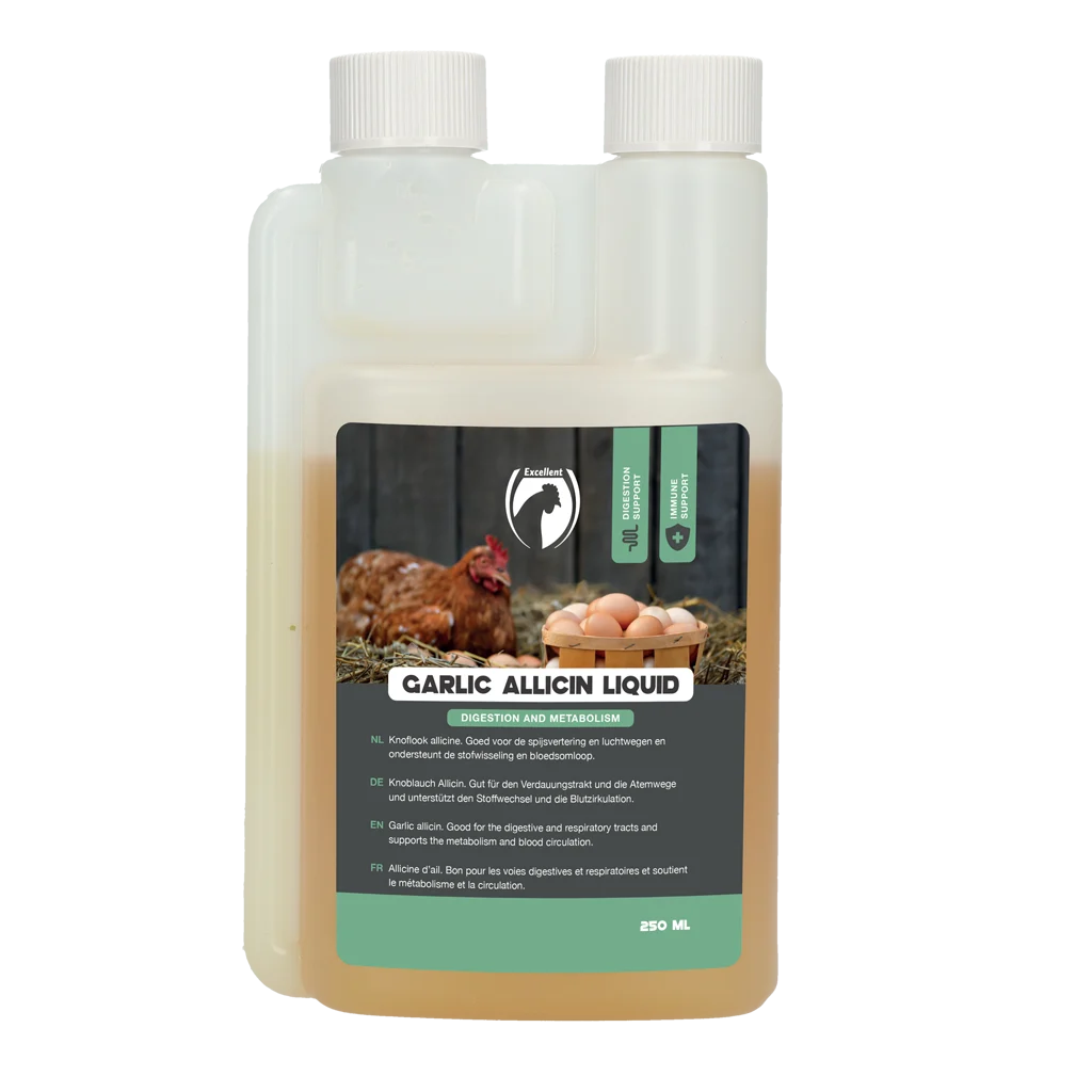 KNOF5013.png Mélange d’ail pour volailles, liquide 250 ml – Excellent Garlic Allicin Liquid – Image 1