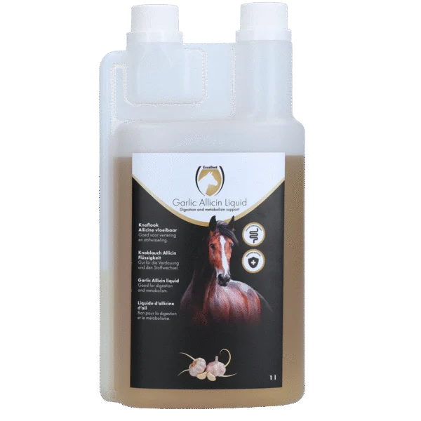 Ail liquide pour chevaux, 1 l – Excellent Horse Garlic Allicin Liquid