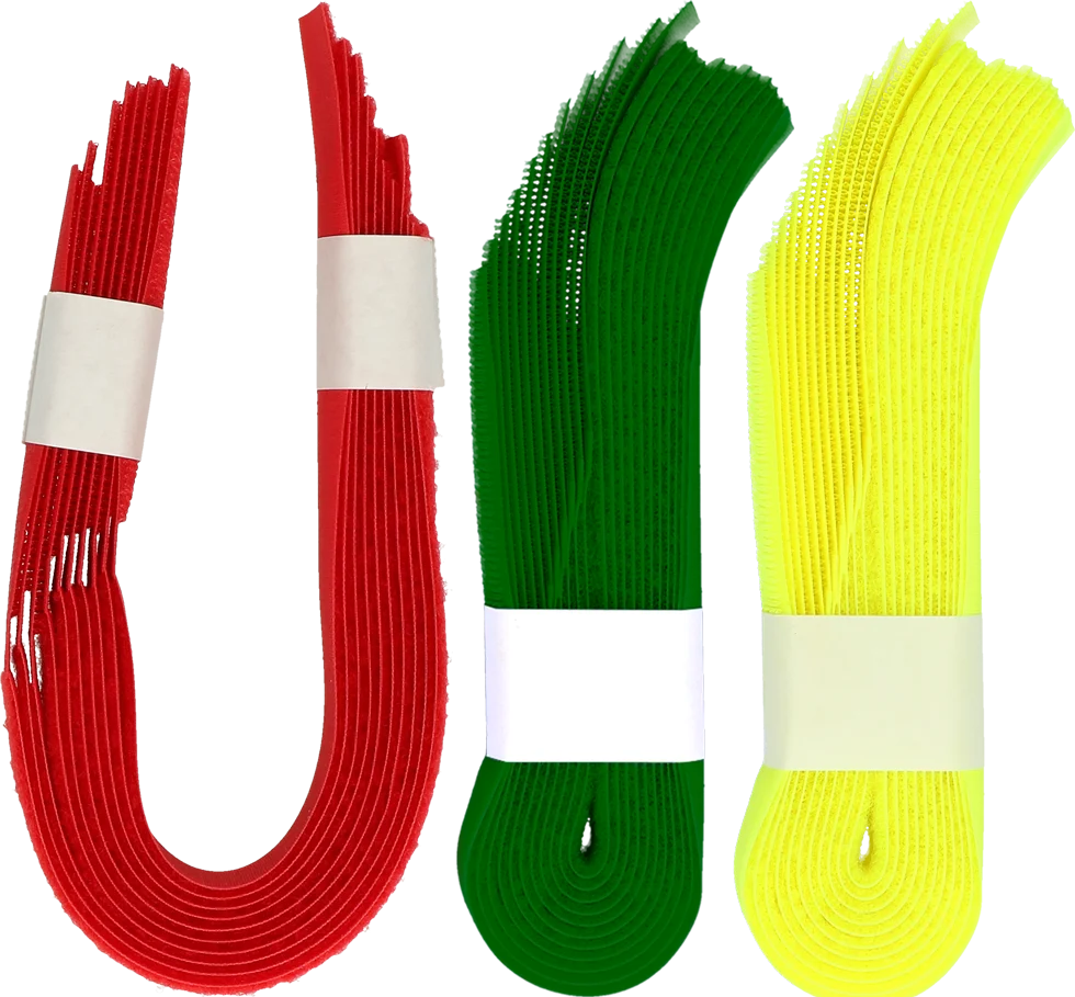 KOEH0001E_KOEH0001C-KOEH0001BGROEP.png Bracelet d’identification pour bovins avec fermeture autoagrippante, jaune, 10 pièces – Image 1