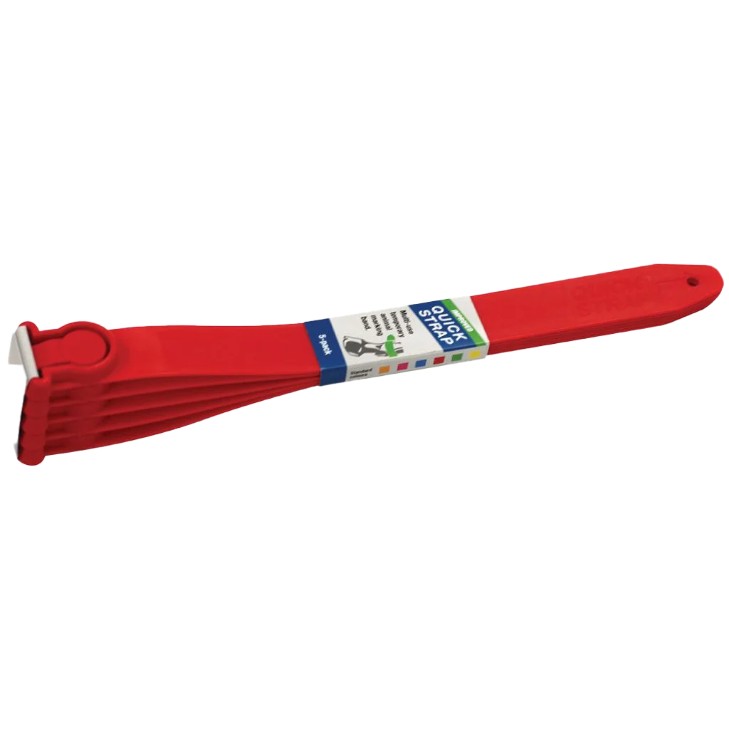 KOEH0001T.png Bracelet d’identification bovine Quick Strap rouge, 33,5 cm, 5 pièces – Image 1