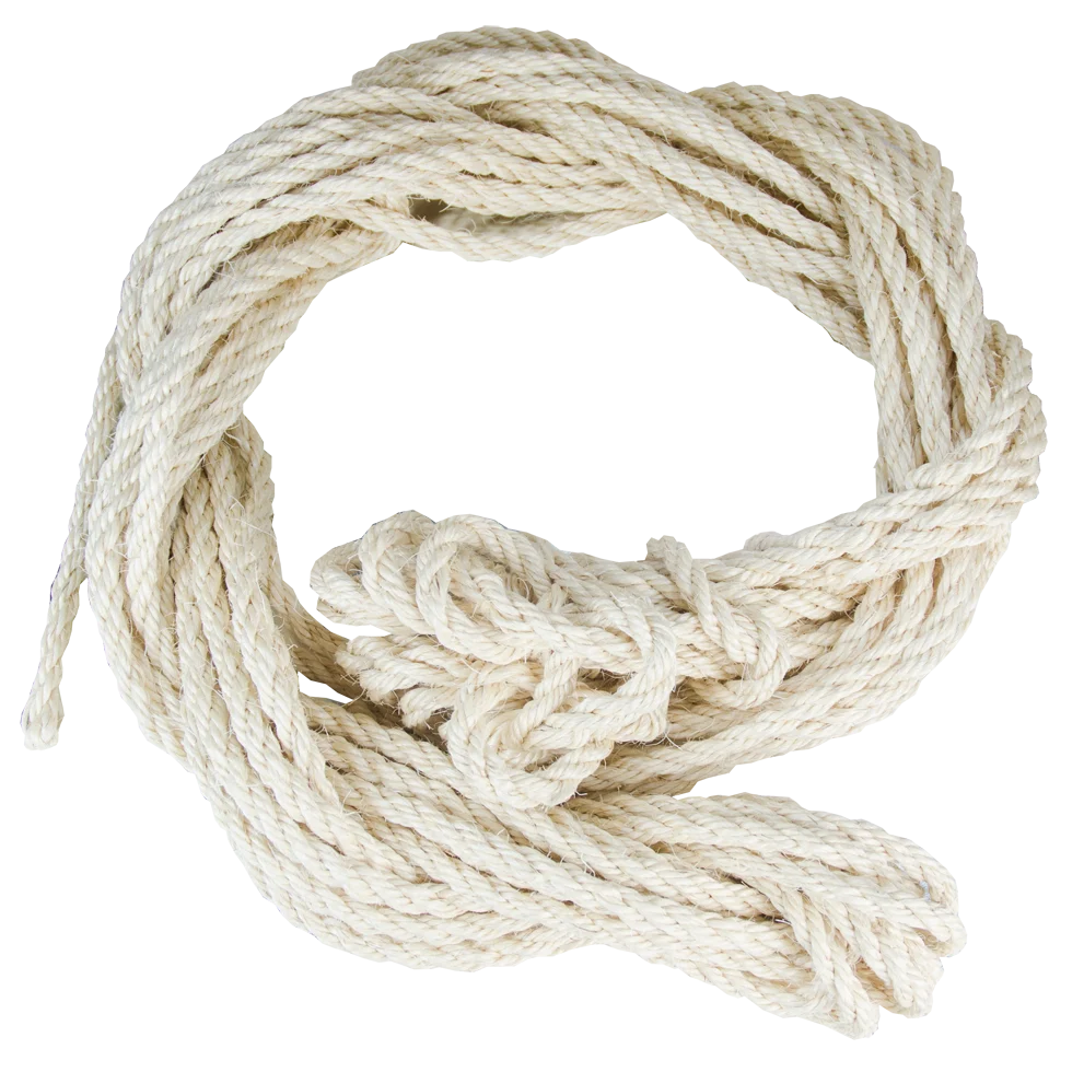 Corde pour bovin en sisal, longueur 320 cm et épaisseur 12 mm – Image 1