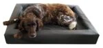 Panier lounge pour chien en similicuir avec bord surélevé S, 50 x 60 cm – Image 2