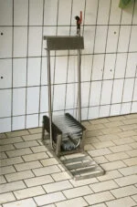 Nettoyeur de bottes en acier inoxydable avec 3 brosses, modèle bas – Vink – Image 2