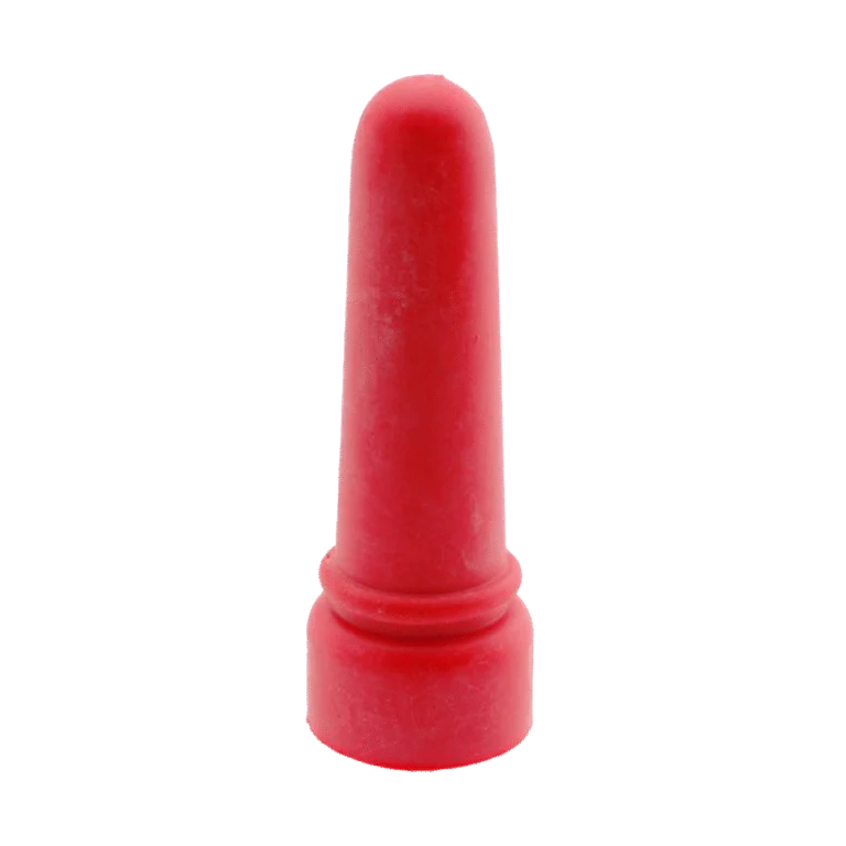 Tétine en caoutchouc pour agneau, longue, rouge