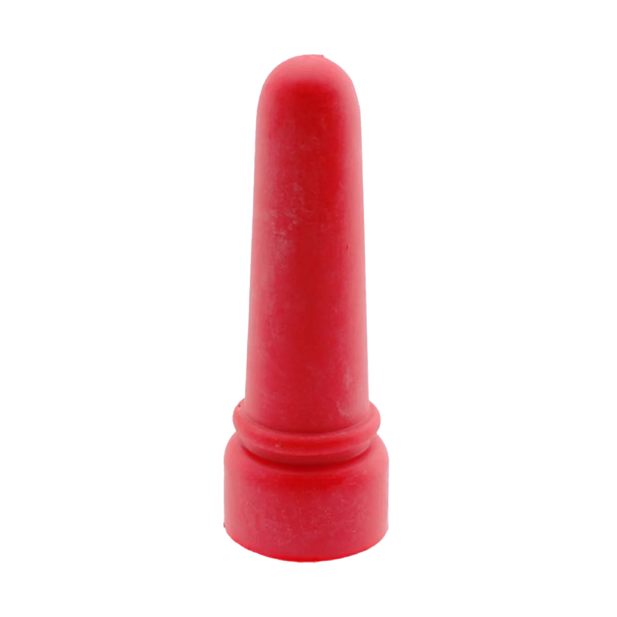 Tétine en caoutchouc pour agneau, longue, rouge – Image 1