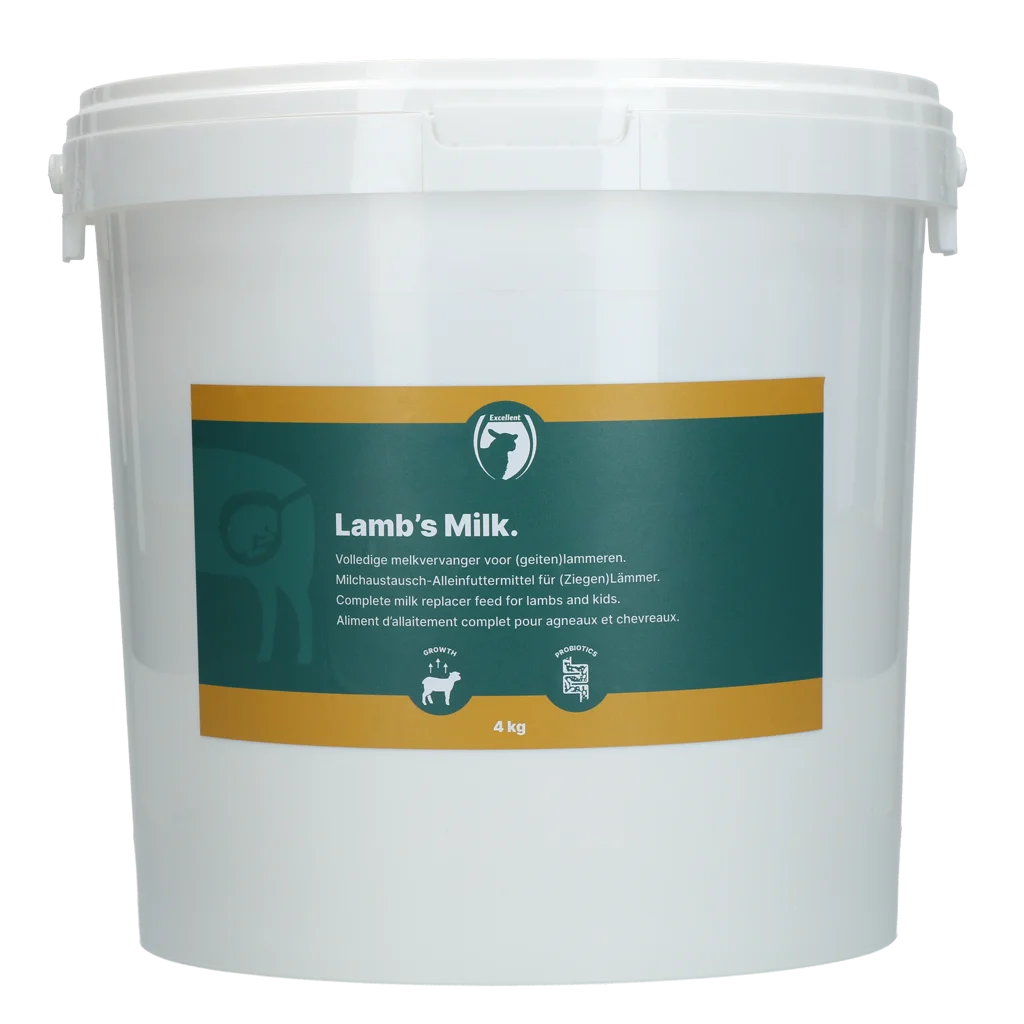 Lait d’allaitement pour agneaux avec poudre de lait écrémé, 4 kg – Lait pour agneaux Excellent – Image 1