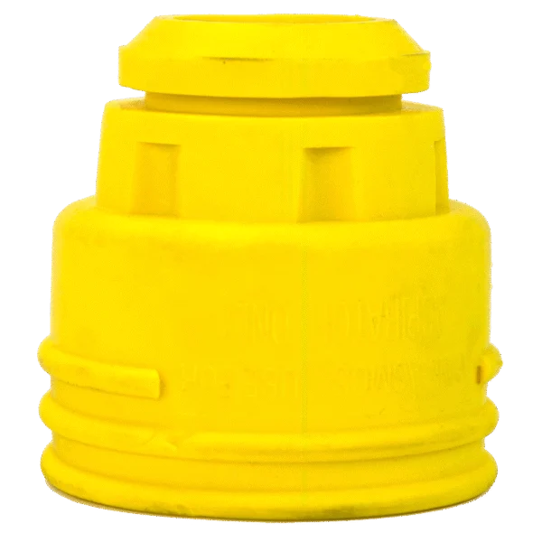 Valve en caoutchouc pour insufflateur d’agneaux, jaune