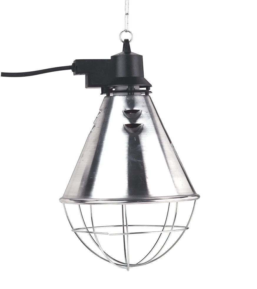 LAMP0004.png Réflecteur pour lampe infrarouge avec câble de 5 m et interrupteur économique, sans lampe – Image 1