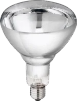 Lampe chauffante en verre dur pour jeunes animaux, 150 W, blanche