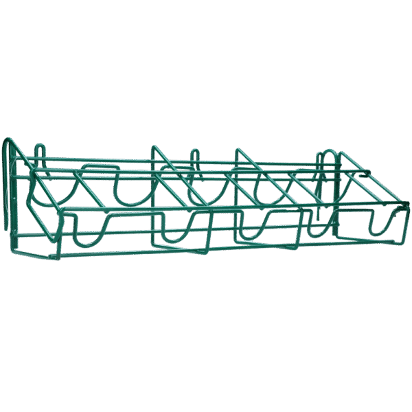 Support pour 5 biberons d’allaitement pour agneau de 500 ml, avec revêtement plastique