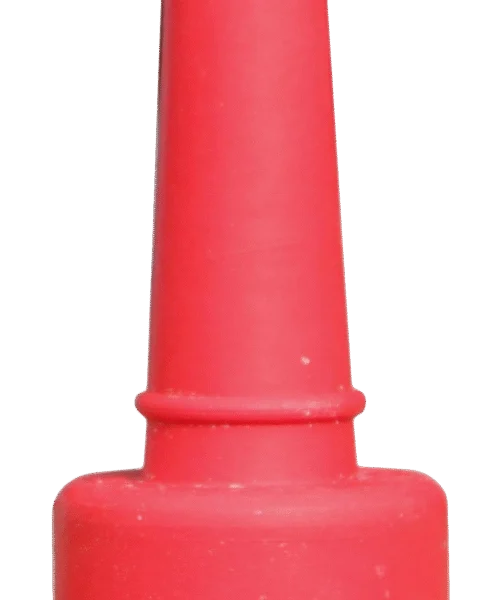 Tétine rouge pour agneau, pour bouteille de bière