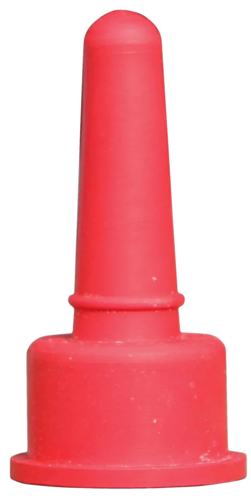 Tétine rouge pour agneau, pour bouteille de bière – Image 1