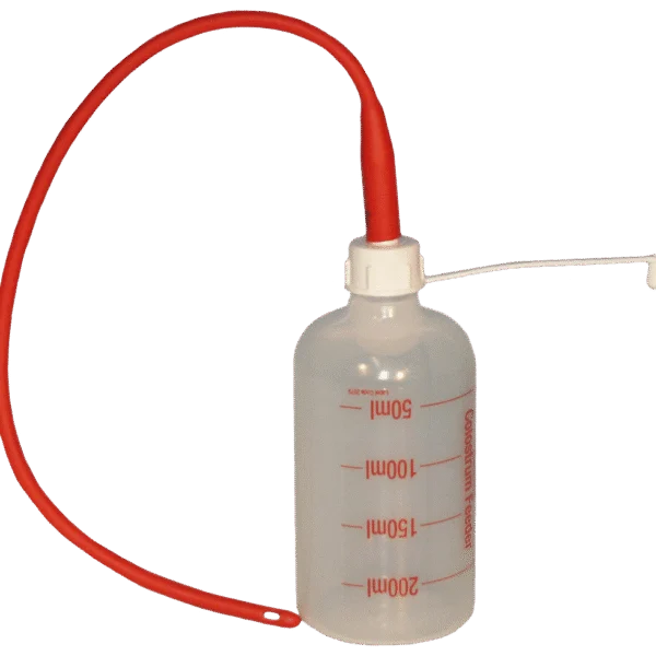 Sonde d’alimentation pour agneaux de 40 cm avec biberon de 250 ml