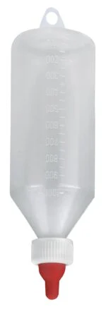 Biberon à tétine pour agneaux et poulains, 1000 ml