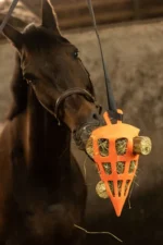 Bloc à grignoter pour chevaux à la luzerne et au foin, 4 pièces – LAX Tierfutter Weide Knabbelblok Luzerne/Hooi – Image 3