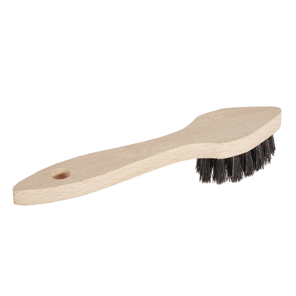 Brosse à cuir à poils doux avec trou de suspension, 17 cm – Bürsten Walter – Image 1