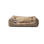 Panier pour chien avec coussin amovible L taupe – Let's Sleep Sweet Dreams