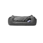 Panier pour chien avec coussin amovible XL taupe – Let's Sleep Sweet Dreams