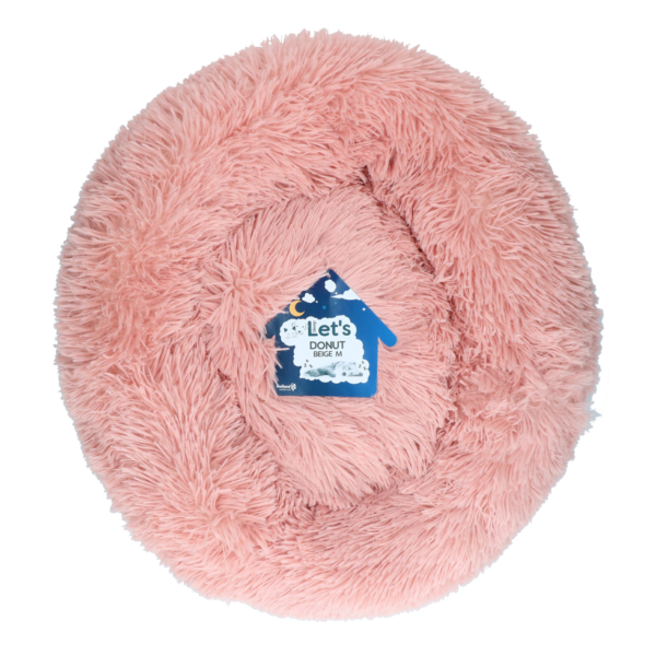 Panier pour chien en forme de donut, rose M, ø 50 cm – Let's Sleep Donut