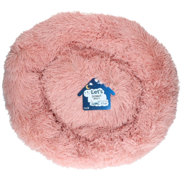 Panier donut pour chien, rose, L, ø 60 cm – Let's Sleep Donut