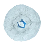 Panier pour chien donut gris clair M, ø 50 cm – Let's Sleep Donut