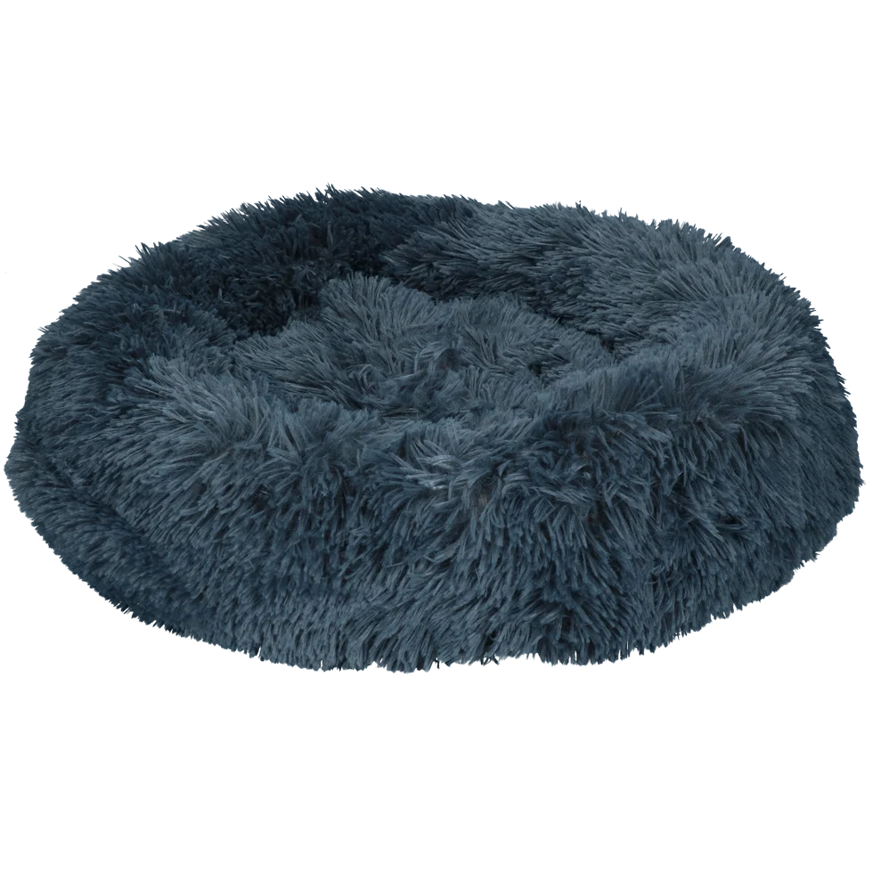 Panier pour chien en forme de donut, gris foncé M, ø 50 cm – Let's Sleep Donut – Image 2
