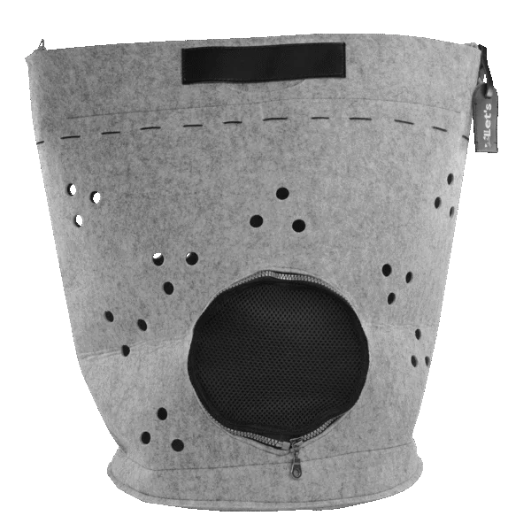 Sac de transport pour chat avec ouverture sur le dessus et coussin, gris – Let's Sleep Let's Travel