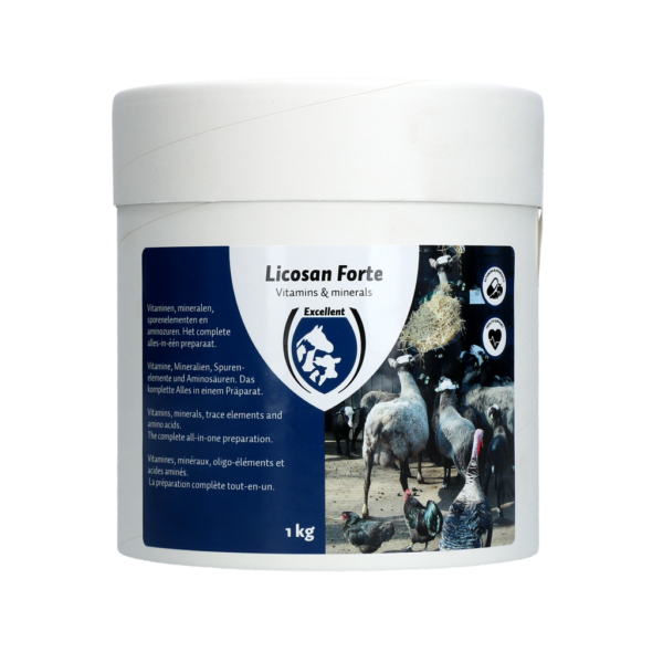 Complément vitaminé avec minéraux et acides aminés, 1 kg – Excellent Licosan Forte